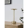 Miniatyrbild 2 av 10: Rootz Lyneham LED -bordslampa - Modern lampa - mässingsljus - Uppladdningsbar och bärbar - 13x13x28.5cm