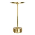 Miniatyrbild 1 av 10: Rootz Lyneham LED -bordslampa - Modern lampa - mässingsljus - Uppladdningsbar och bärbar - 13x13x28.5cm