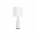 Pikkukuva 1 / 4: Pöytälamppu DKD Home Decor 8424001847242 33 x 33 x 67 cm Keraminen Kullattu Metalli Valkoinen 220 V 50 W