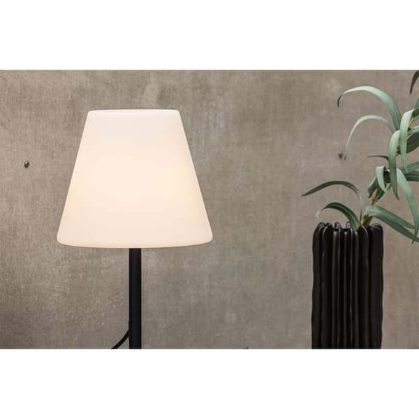 Moris bordlampe for utendørs bruk svart.