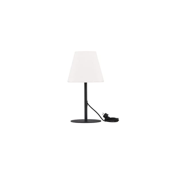 Moris bordlampe for utendørs bruk svart.