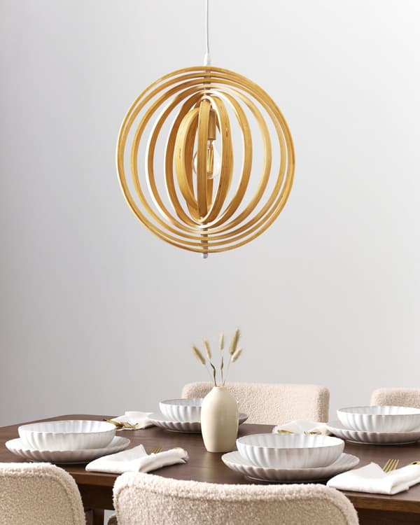 Pendellampe Lyst poppeltre Rund form Justerbar skjerm Moderne stil Belysning Hengelampe