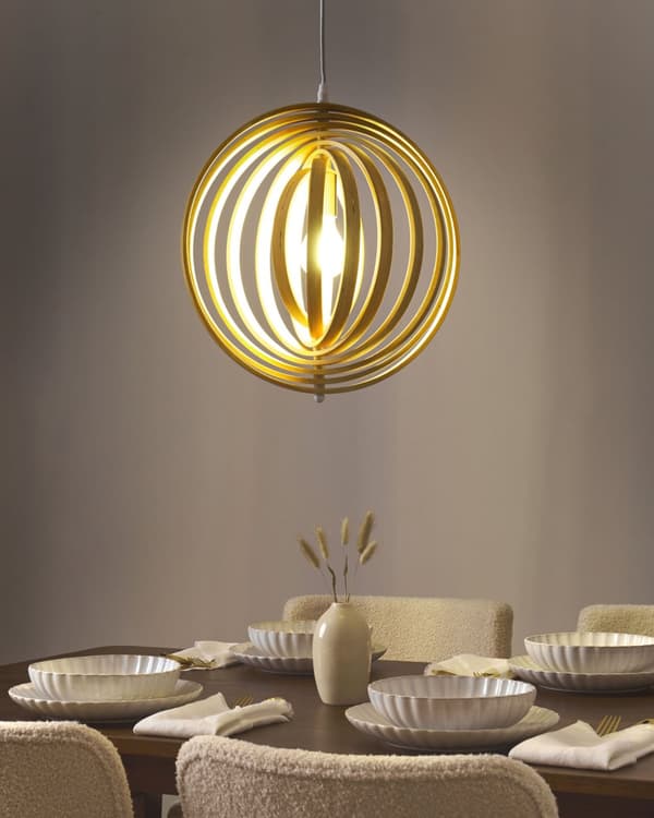 Pendellampe Lyst poppeltre Rund form Justerbar skjerm Moderne stil Belysning Hengelampe