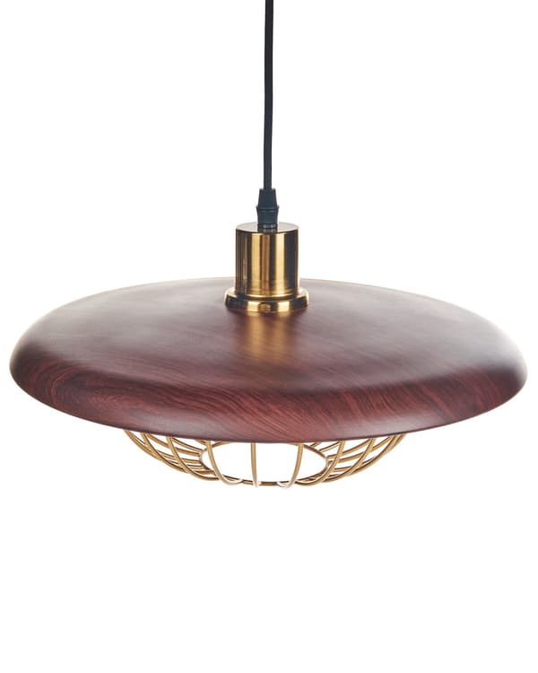 Pendellampe Gull Brun Metall Jern Industriell og retro stil Belysning Hengelampe