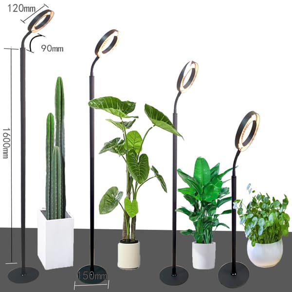 INF LED-vækstlys med fuldt spektrum, plantevækstlys med justerbar højde til indendørs planter