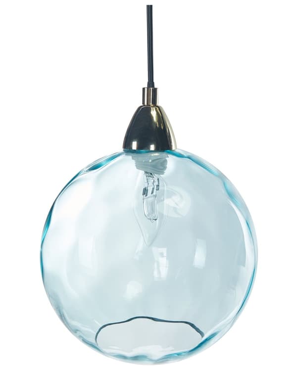 Pendellampe Blå Metall Jern Glass 5 lyskilder Kuleformede lampeskjermer Moderne og glamorøs stil Belysning Hengelampe