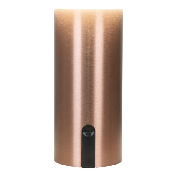 Rootz Soham LED -lampa - laddningsbar lampa - metalllampa - energibesparande - 15 cm x 15 cm x 22 cm