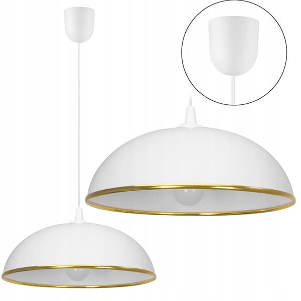 Kattokruunu 36cm muovia Kitchen Gold 0403 valkokulta