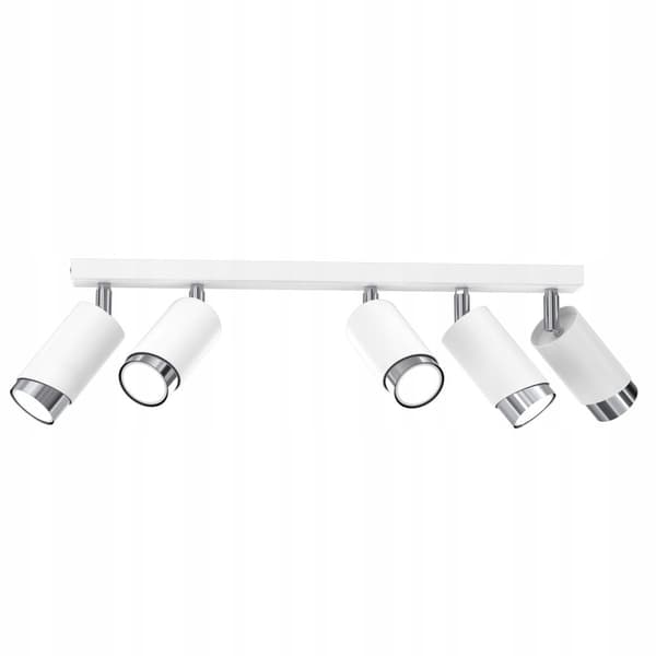 +Gratis. Taklampa LED-list justerbar 5x Gu10 EWILIGHT Fasad vit