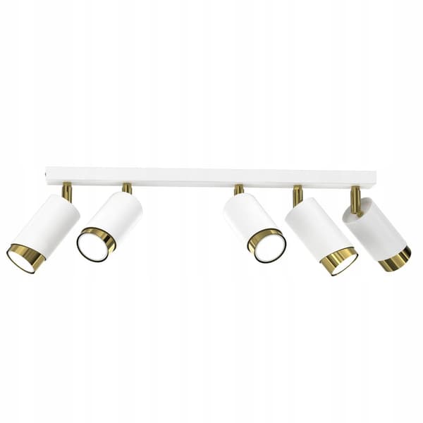 +Gratis. Loftslampe LED strip justerbar 5x Gu10 EWILIGHT Affasning hvid