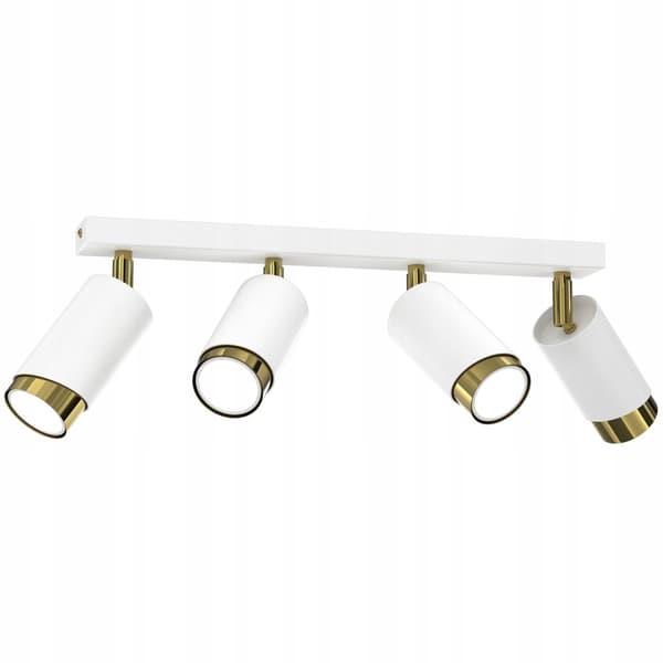 +Gratis. Taklampa LED-list justerbar 4x Gu10 EWILIGHT Fasad vit