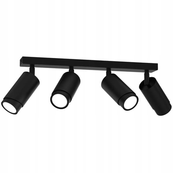 +Gratis. Loftslampe LED strip justerbar 4x Gu10 EWILIGHT Bevel sort