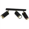Miniatyrbillede 1 af 4: +Gratis. Loftslampe loftslampe LED justerbar 3x Gu10 EWILIGHT Bevel sort