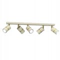 Miniatyrbillede 2 af 4: +Gratis. Loftslampe strip spots Ewilight justerbar 5x GU10 beige guld