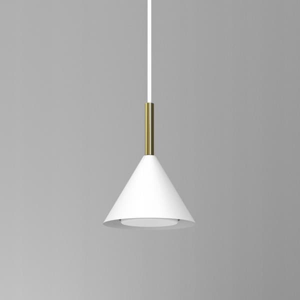Hængelampe spotkegle hvidguld Ewilight Cone Gx53 minimalisme