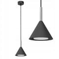 Miniatyrbillede 1 af 3: Hængelampe spotkegle sort krom Ewilight Cone Gx53 minimalisme