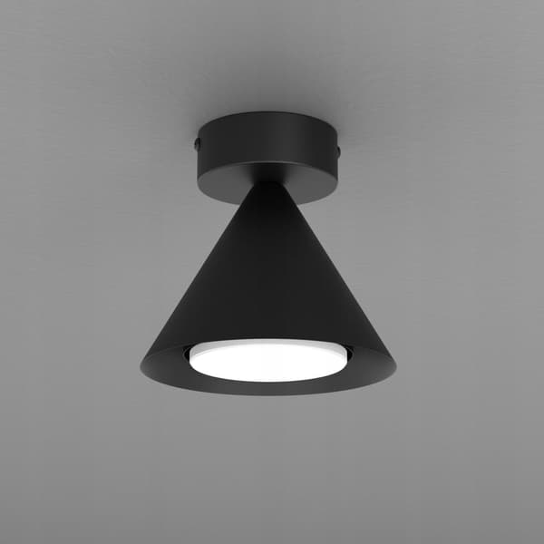 Kattovalaisin kartiopiste musta Cone Gx53