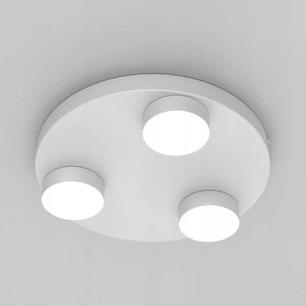 Ewilight ALFA kattovalaisin pyörässä 3x GX53 LED valkoinen