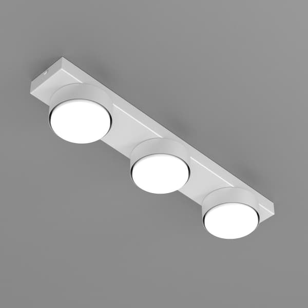 Ewilight ALFA STRIP taklampa 3x GX53 LED vit