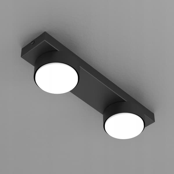 Taklampa Ewilight ALFA STRIP 2x GX53 LED svart