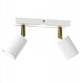 Miniatyrbild 1 av 5: Taklampa, taklampa, justerbar list, 2x GU10, vit, guld