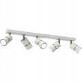 Miniatyrbillede 1 af 4: JOKEYS loftlampeliste justerbar 5x GU10 hvidguld