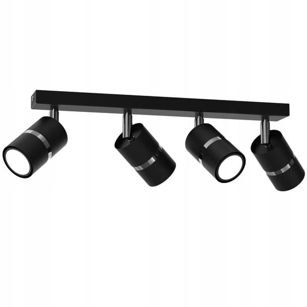 +Gratis. Ewilight JOKEYS loftslampeliste justerbar 4x GU10