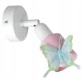 Miniatyrbild 1 av 3: BUTTERFIES vägglampa 1xE14 Rosa justerbar