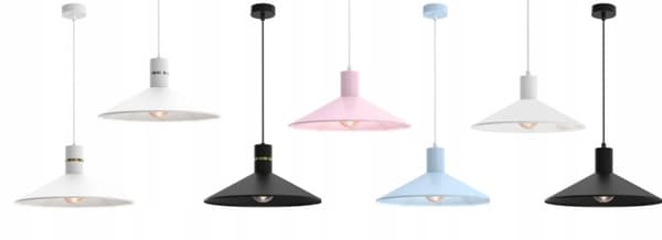 TOSCANA E27 pendel, pink metalskærm