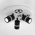 Miniatyrbild 2 av 3: +Gratis. Taklampa taklampa LED justerbar 3x Gu10 EWILIGHT fotboll