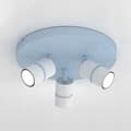 Miniatyrbillede 2 af 7: +Gratis. Loftslampe loftslampe justerbar 3x GU10 EWILIGHT blå
