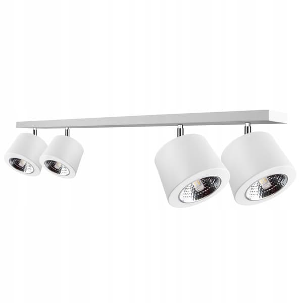 SEI Spot taklampa justerbar vit list 4xG9