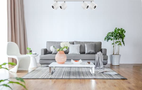 SEI Spot taklampa justerbar vit list 4xG9