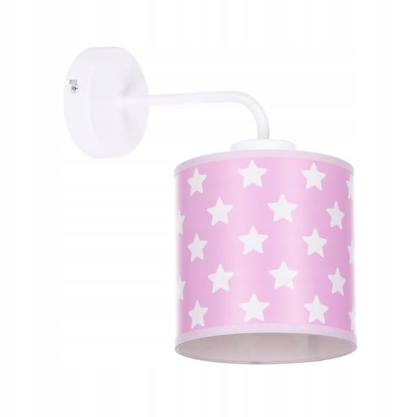 Vägglampskärm modern Stars White