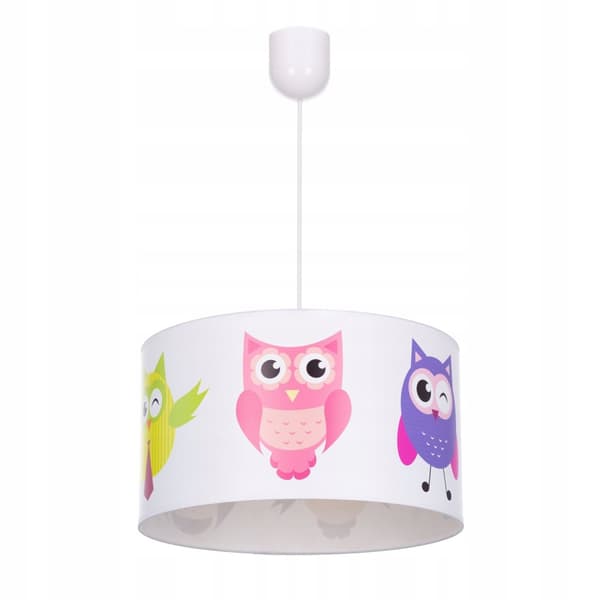 Hængende loftslampe lysekrone lampeskærm Ugle