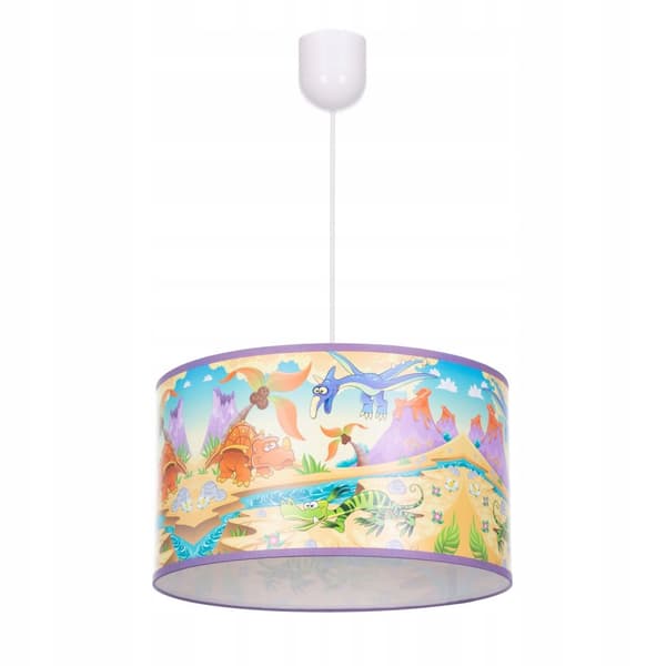 Pendel lampe loft lysekrone lampeskærm dinosaur