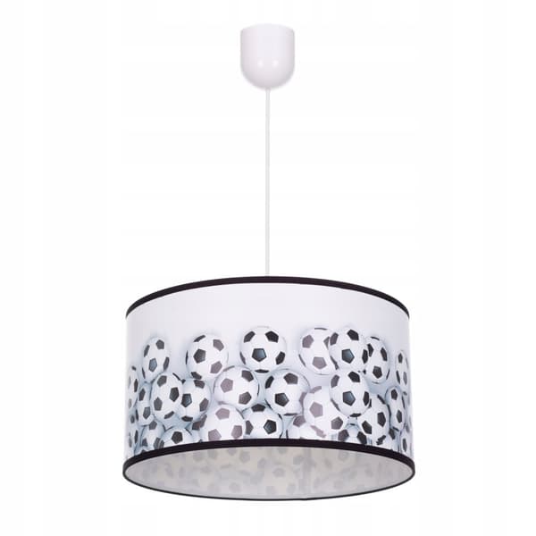 Hängande taklampa ljuskrona lampskärm fotboll