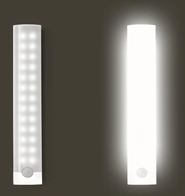 SJÄLVHÄFTANDE LED-LAMPA RÖRELSESENSOR 50 cm 68LED