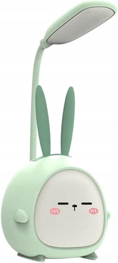 Kanin natlampe skrivebord LED skole 3i1 USB