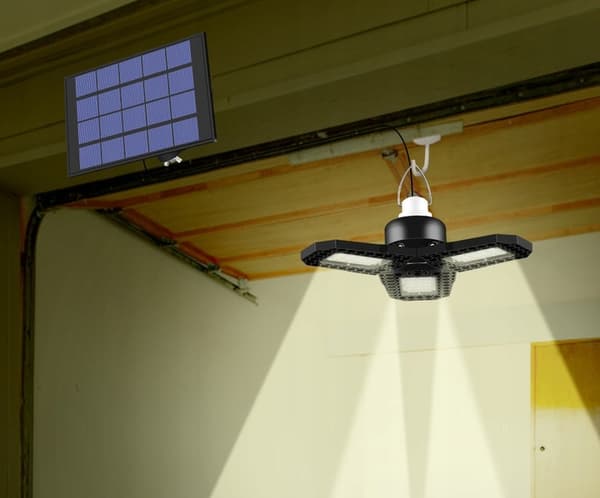 LJUSSTAKA SOLARLAMPA LED TRÄDGÅRDSLAMPA 60 LED