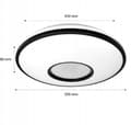 Miniatyrbillede 7 af 9: OVERFLADEMONTERET 24W loftslampe LAMPE armatur IP20 LED FJERNBETJENING