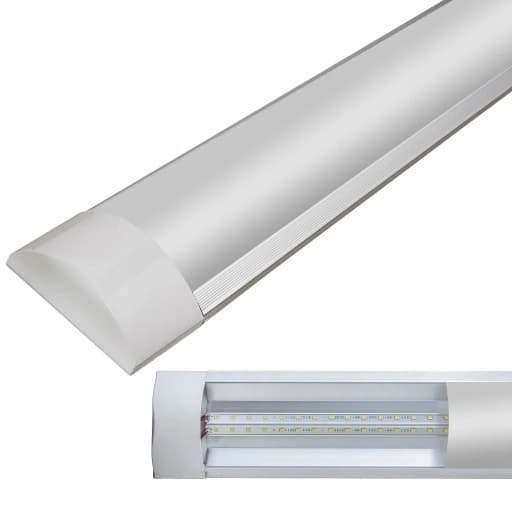 OVERFLADEMONTERET LED LAMPE 120cm GARAGE IKKE-FLIKKER 10stk KOL STÆRK