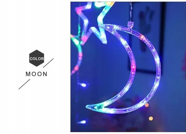 LED GARLAND JOULU RGB PITKÄ 400cm RGB PARVEKEIKKUUN