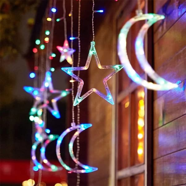 LED GARLAND JOULU RGB PITKÄ 400cm RGB PARVEKEIKKUUN
