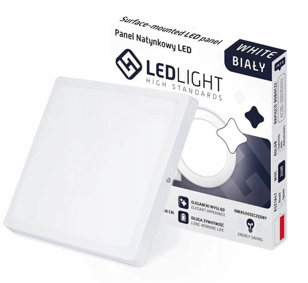 LED loftslampe PANEL OVERFLADEMONTERET 18W IKKE-FLINKING CCD KVADRAT OVERFLADEMONTERET LED-LAMPE