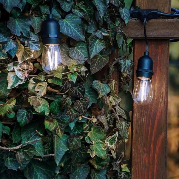 GARDEN GARLAND 15M TRÄDGÅRDSLAMPOR E27 230V LAMPOR HÄNGLJUS