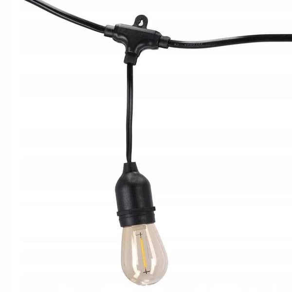 GARDEN GARLAND 15M TRÄDGÅRDSLAMPOR E27 230V LAMPOR HÄNGLJUS