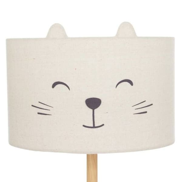Barnlampa katt "Felix" H152cm vit - Atmosphera inredningsdesign - Vit
