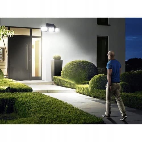 BEMI SOLARLAMPE MED skumringsbevægelsessensor 180 LED 3 LYSPUNKTER
