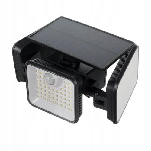 BEMI SOLARLAMPE MED skumringsbevægelsessensor 180 LED 3 LYSPUNKTER